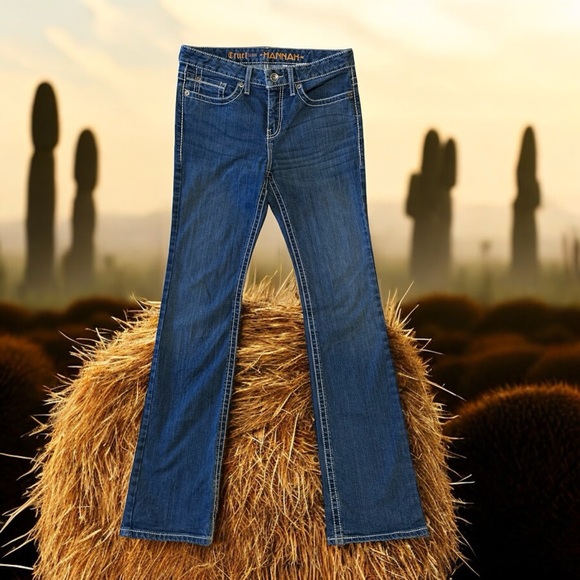 Cruel Denim Jeans Hannah Bootcut Womens 30/9 X Long Mid-Rise Embroidered Western - Picture 16 of 16